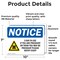 Signmission Radiation & Laser Sign, 7 in H x 10 in W, Vinyl Decal, Rectangle OS-2PACK-NS-D-710-L-19077 - alternate 5